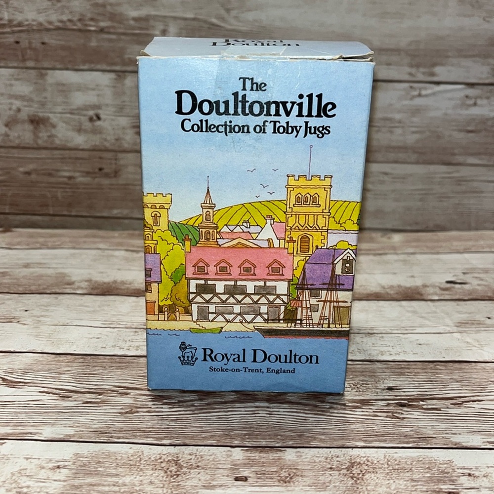 Fred Fly the Angler The Doultonville Collection of Toby Jugs BOX ONLY